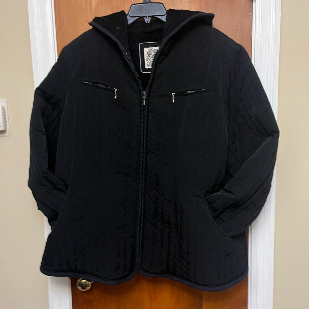 Esprit Quilted Black Puffer Jacket